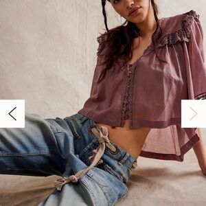 Free People Luna Top (brand new)